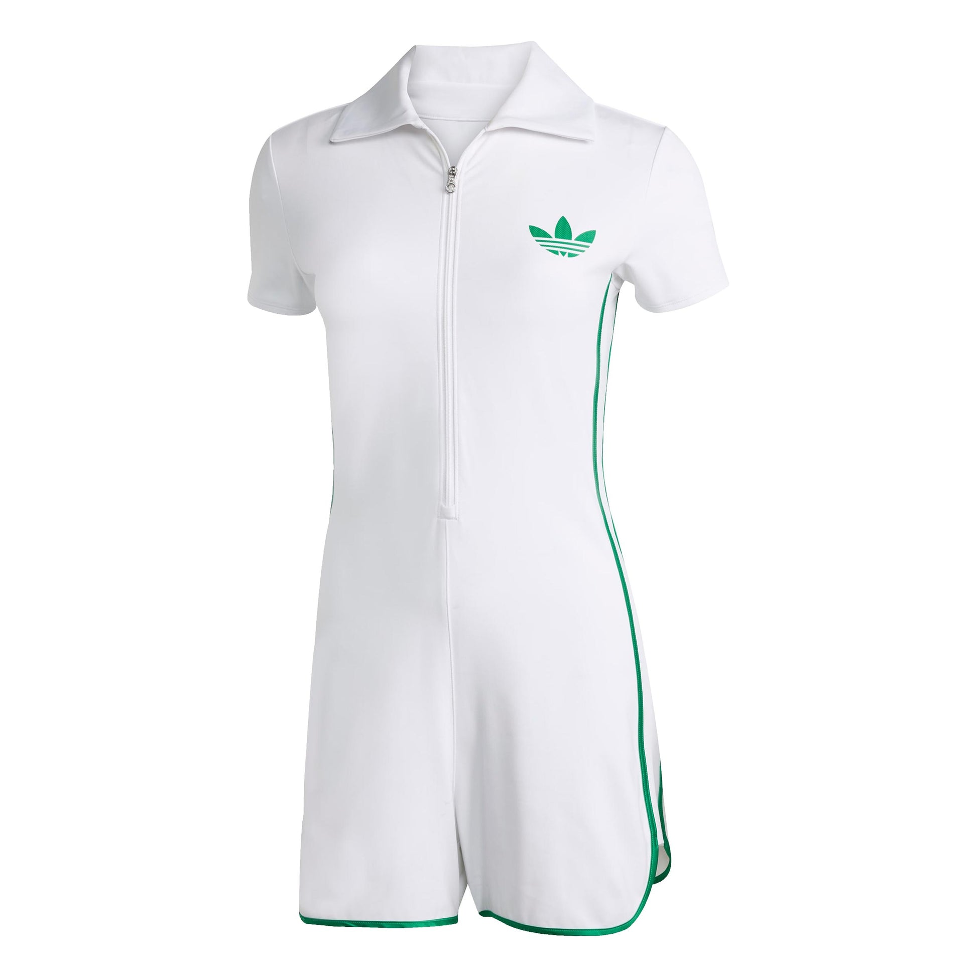 adidas Pro Combinaison Jumpsuit Femmes-Blanc,Vert
