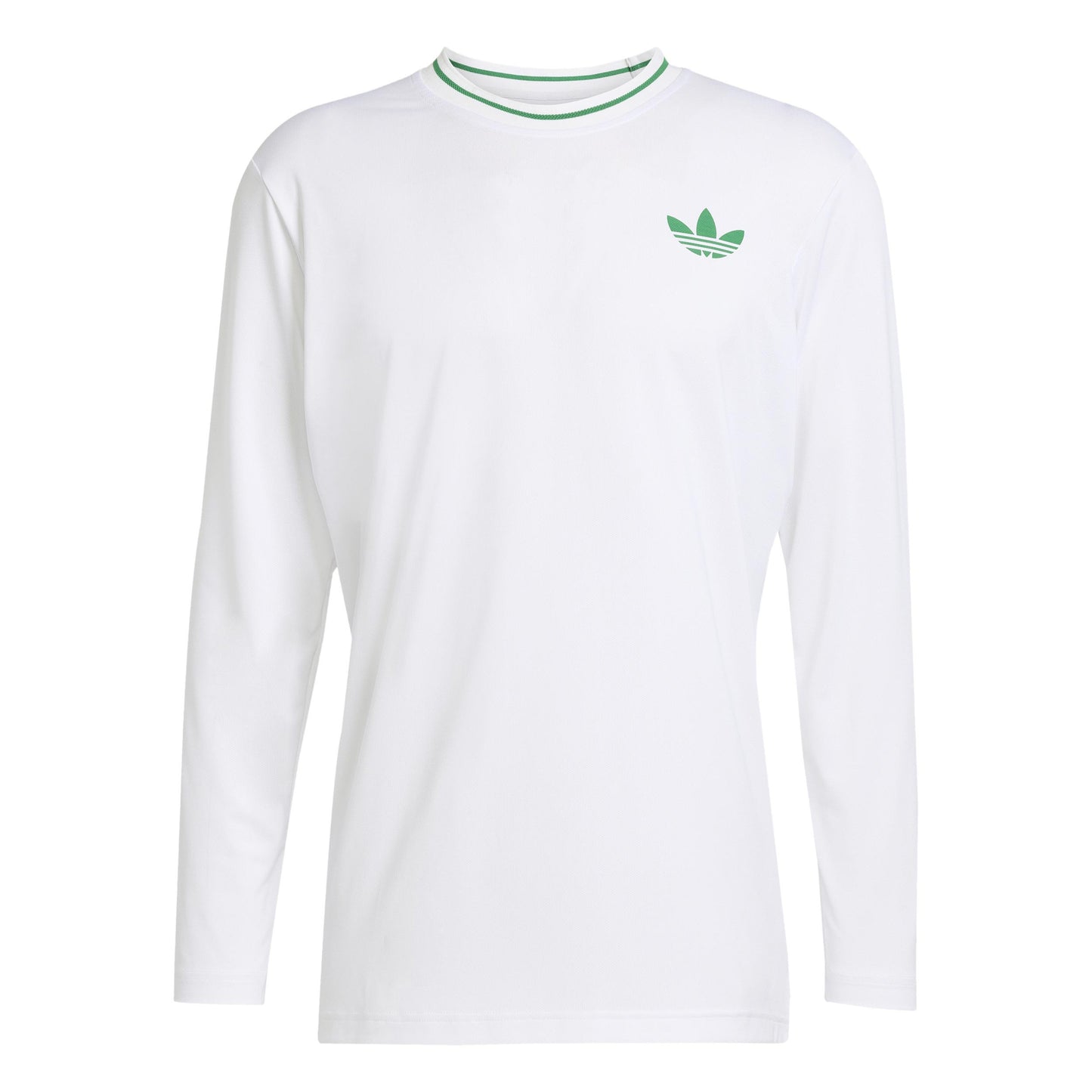 adidas Pro Haut Manches Longues Hommes-Blanc