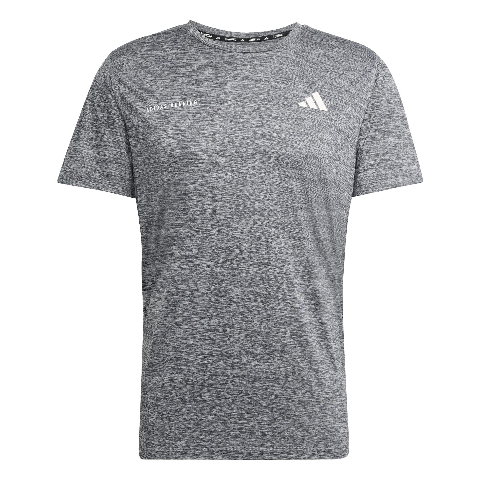 adidas Own The Run Maillot De Course Hommes-Noir,Gris Foncé