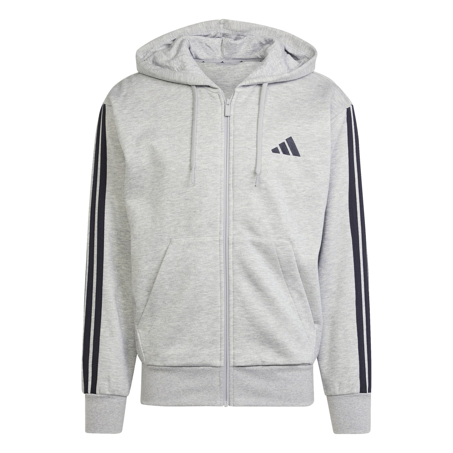 adidas Essentials 3 Stripes Gilet en coton Hommes - gris, noir