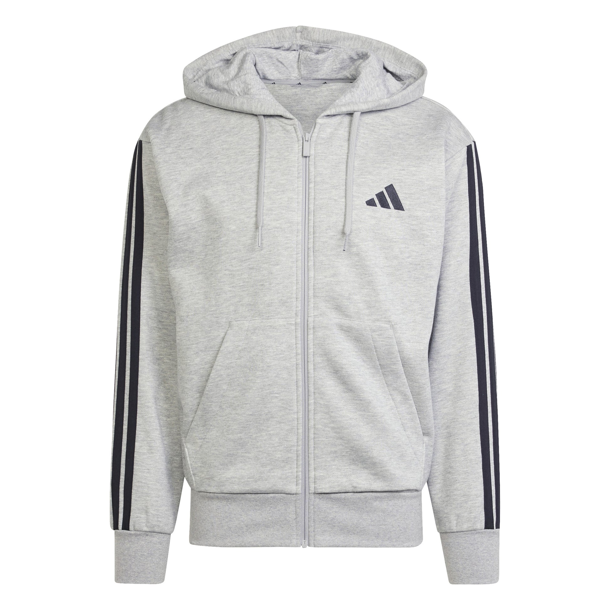 adidas Essentials 3 Stripes Gilet en coton Hommes - gris, noir