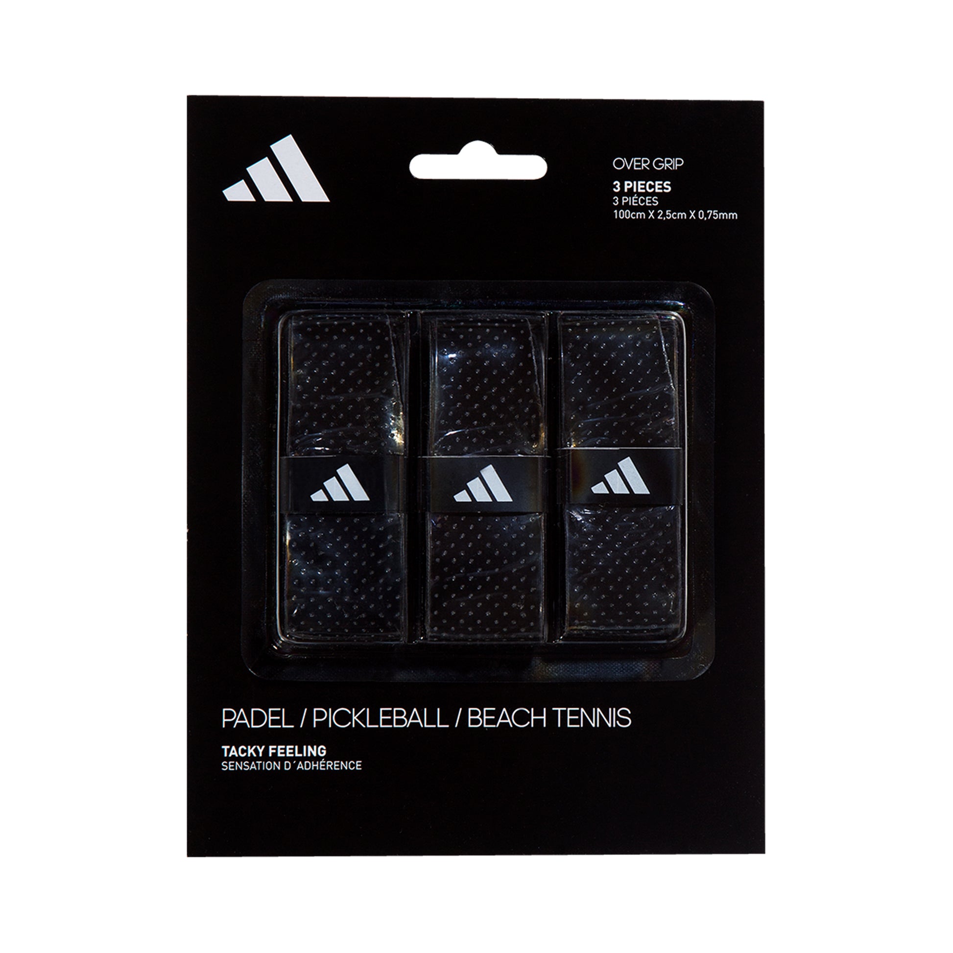 adidas Padel Overgrip Pack De 3-Noir