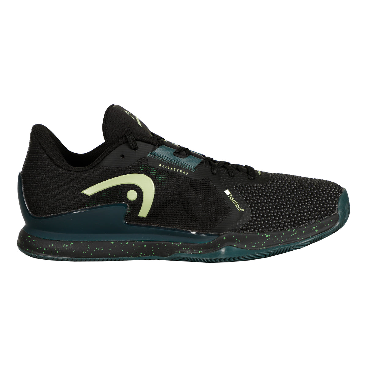 HEAD Sprint Pro 3.5 SF Chaussure terre battue Hommes - noir, vert foncé