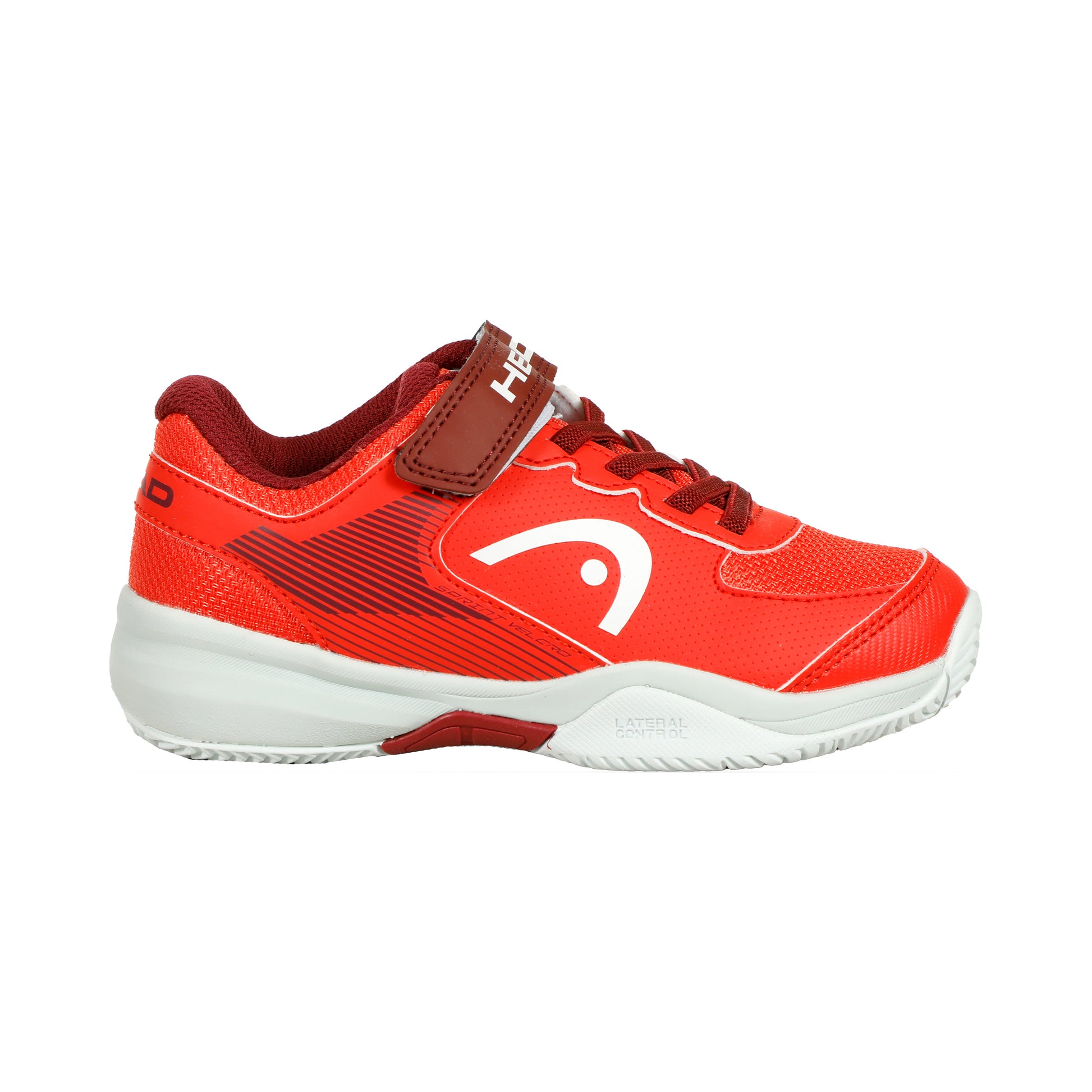 HEAD Sprint Velcro 3.0 Chaussures toutes surfaces Enfants - orange, rouge foncé