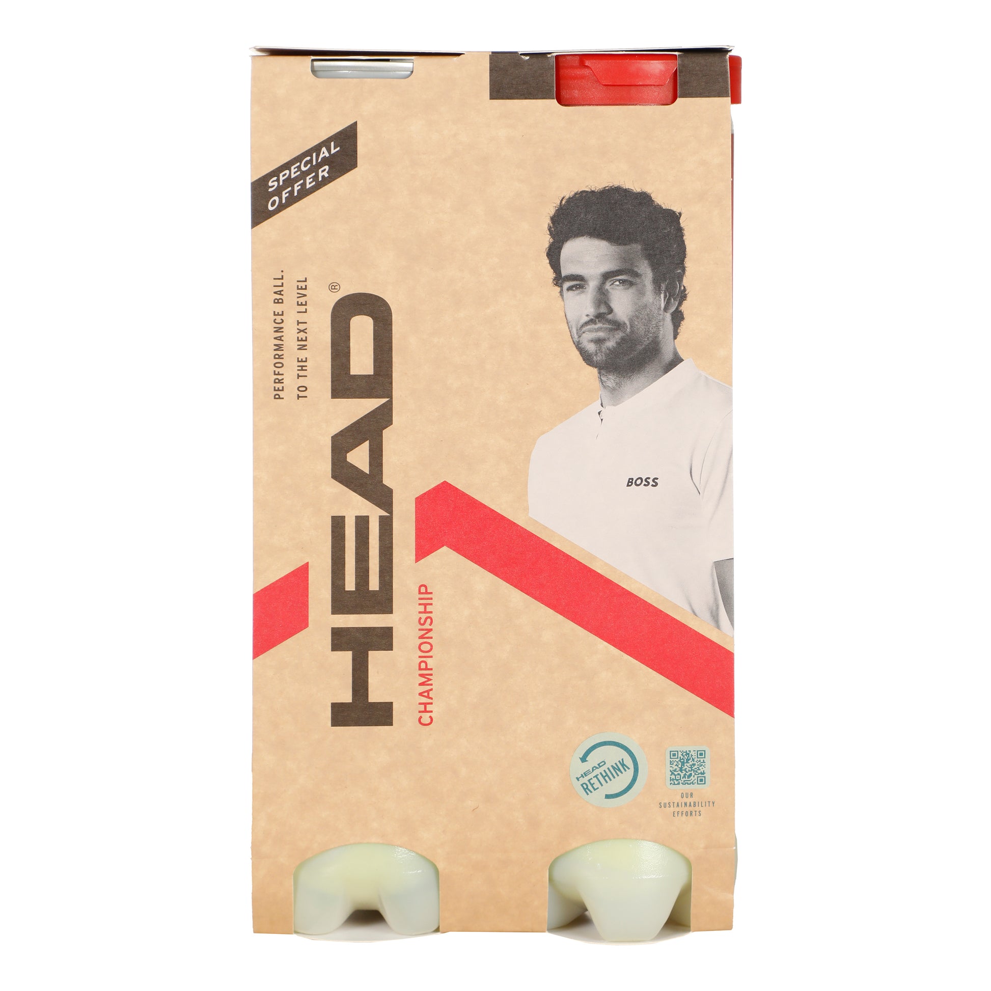HEAD Championship Bi Pack 2 tubes de 4