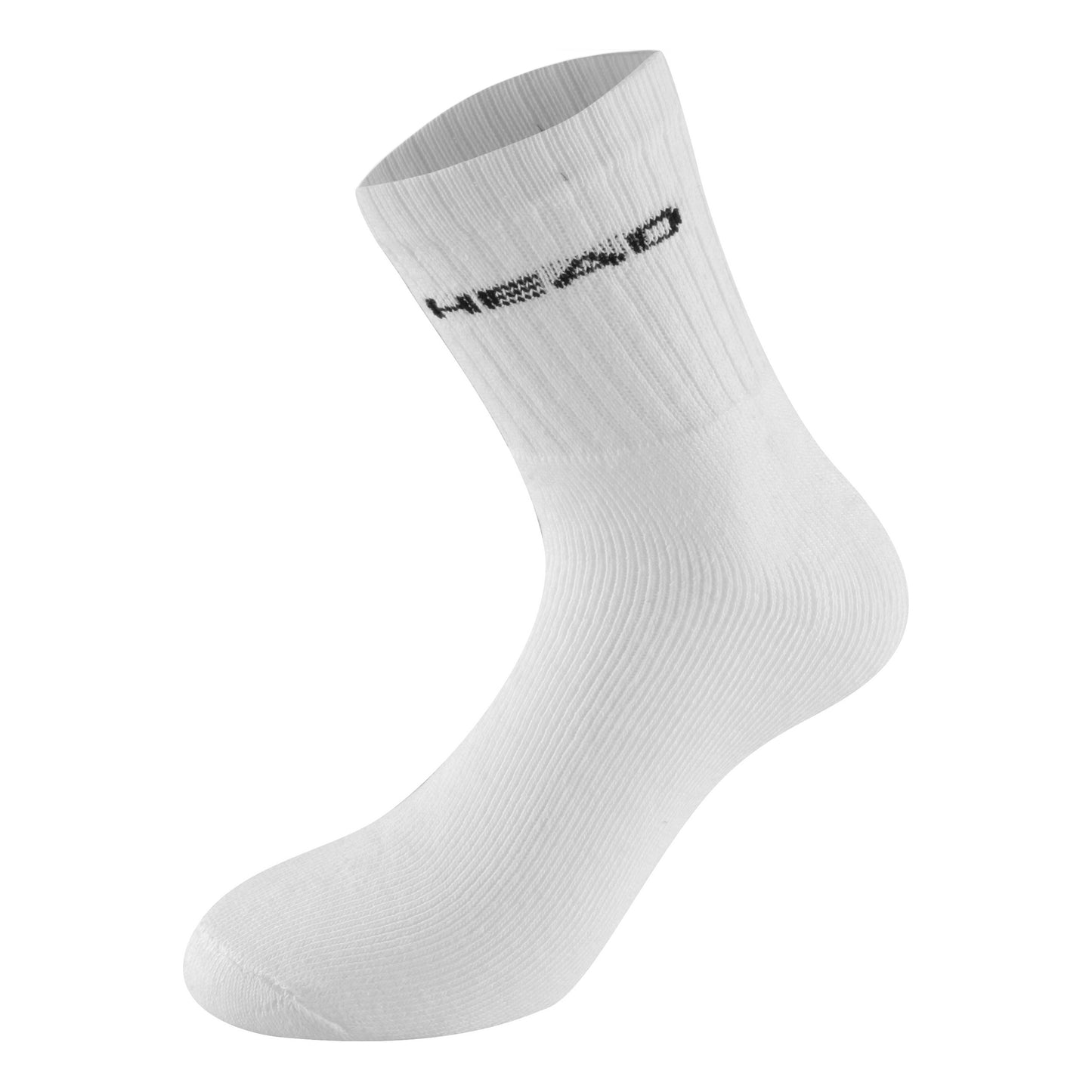 HEAD Short Crew Chaussettes de tennis Unisex - blanc, noir