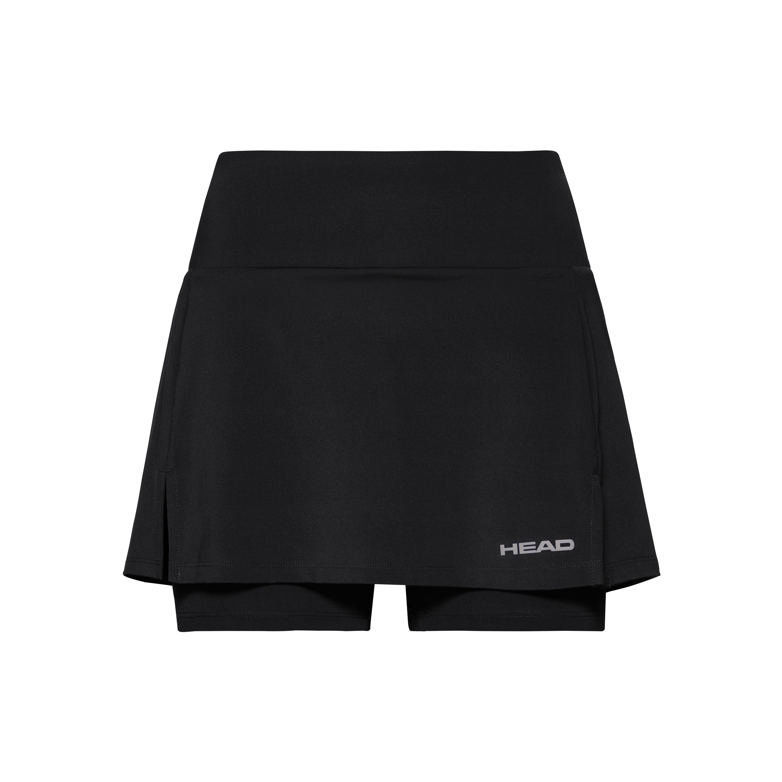 HEAD Club Basic Jupe Femmes-Noir,Argent