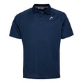 Head Polo Hommes - bleu foncé,