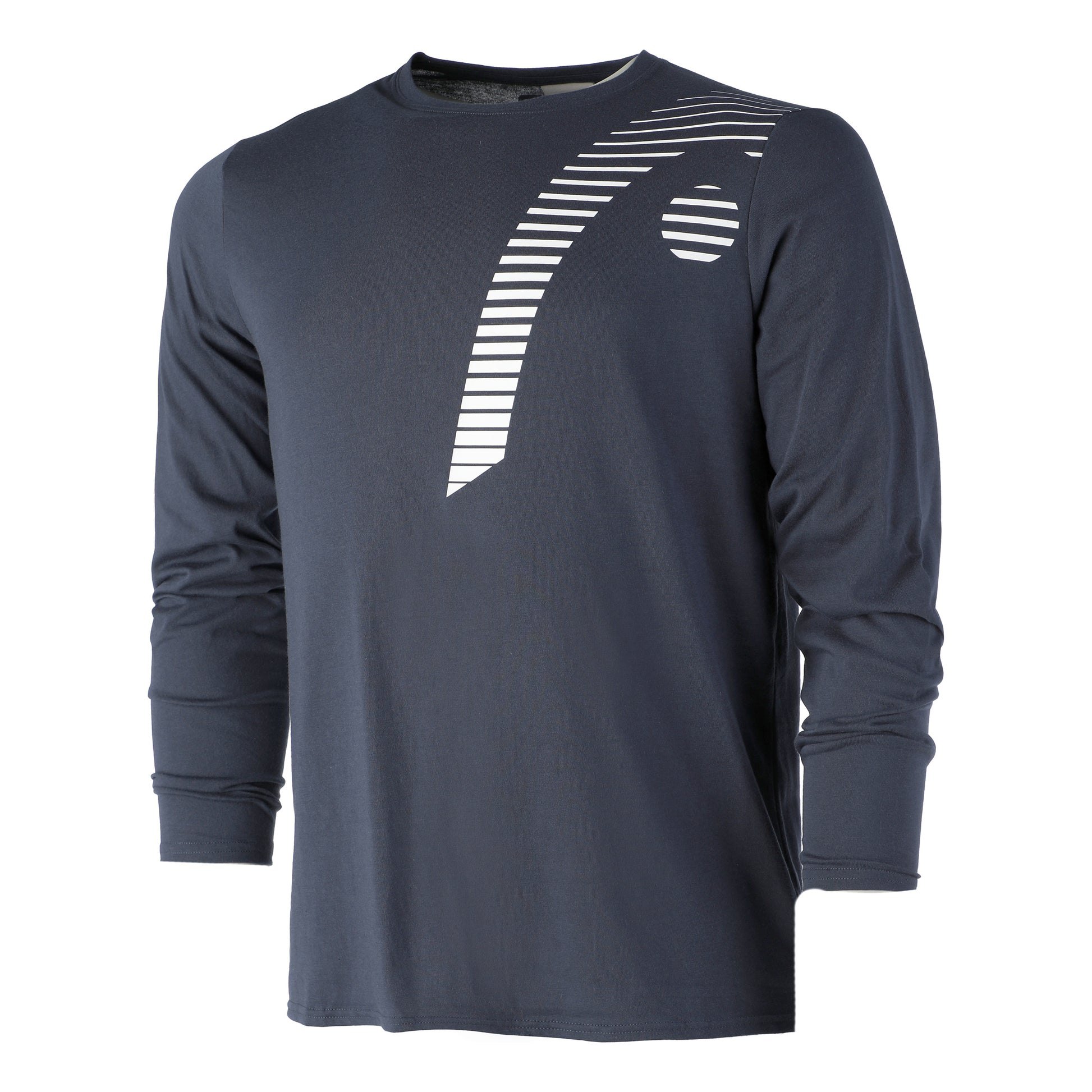HEAD Club 22 Haut manches longues Hommes - bleu foncé, blanc