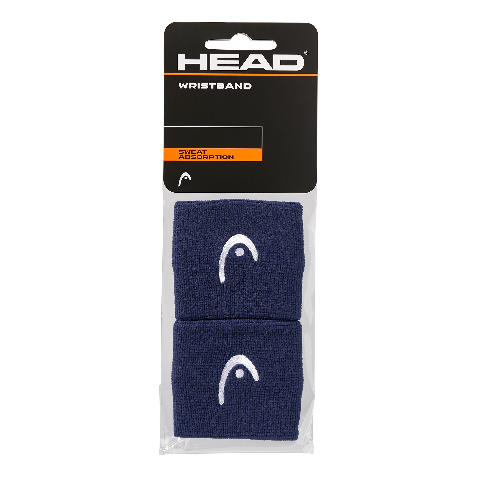 HEAD 2,5in Poignet Unisex - bleu foncé, blanc