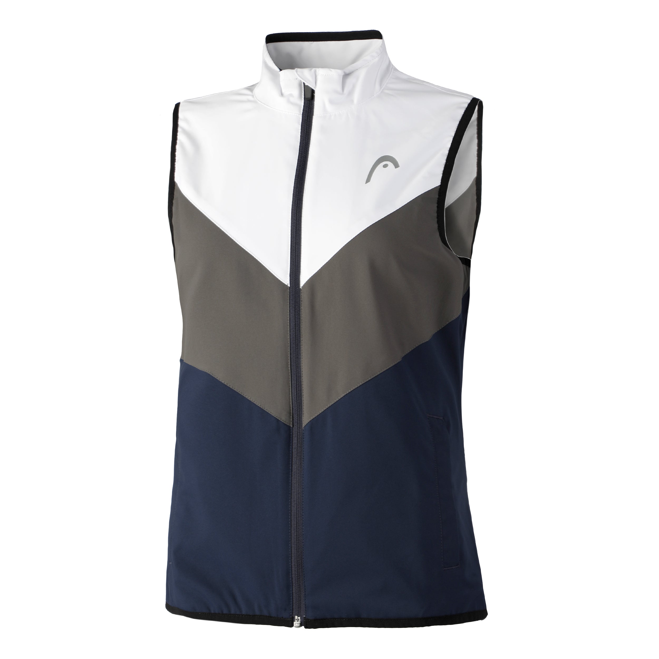 HEAD Club Gilet Femmes-Bleu,Blanc