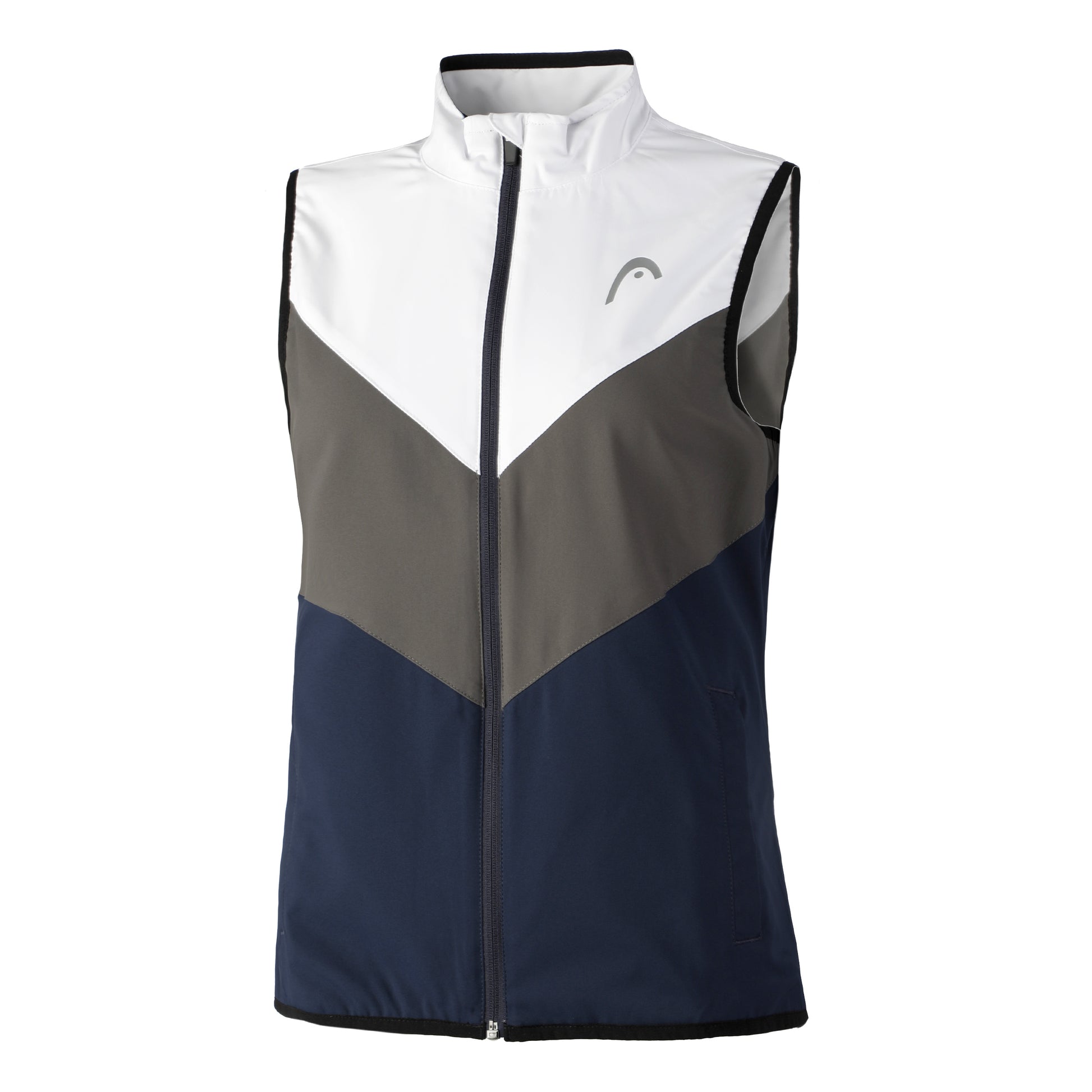 HEAD Club Gilet Femmes-Bleu,Blanc