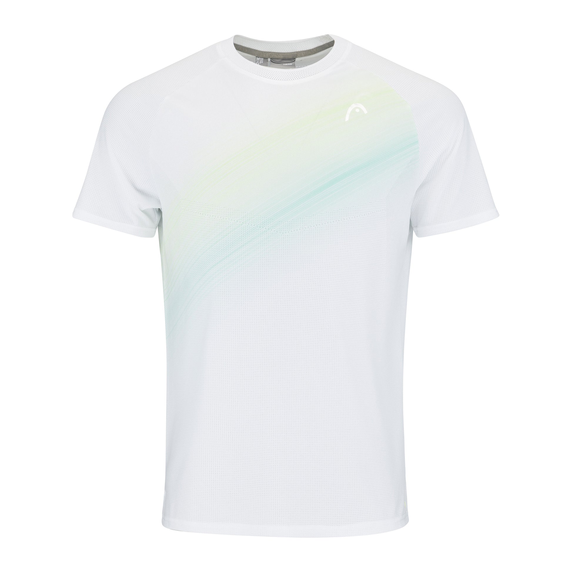 HEAD Performance T-shirt Hommes - blanc, vert