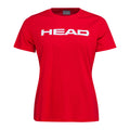 Lucy T-shirt Femmes - rouge, blanc