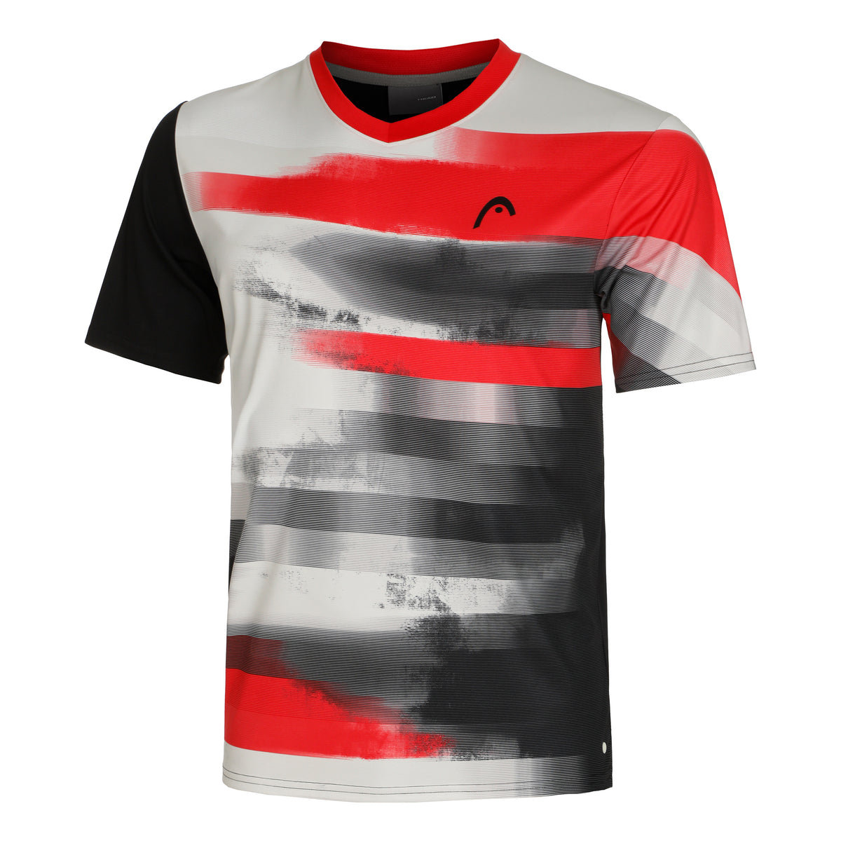 HEAD Topspin T-shirt Hommes - rouge, noir