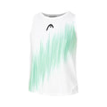 Agility Débardeur tank top Filles - blanc, turquoise
