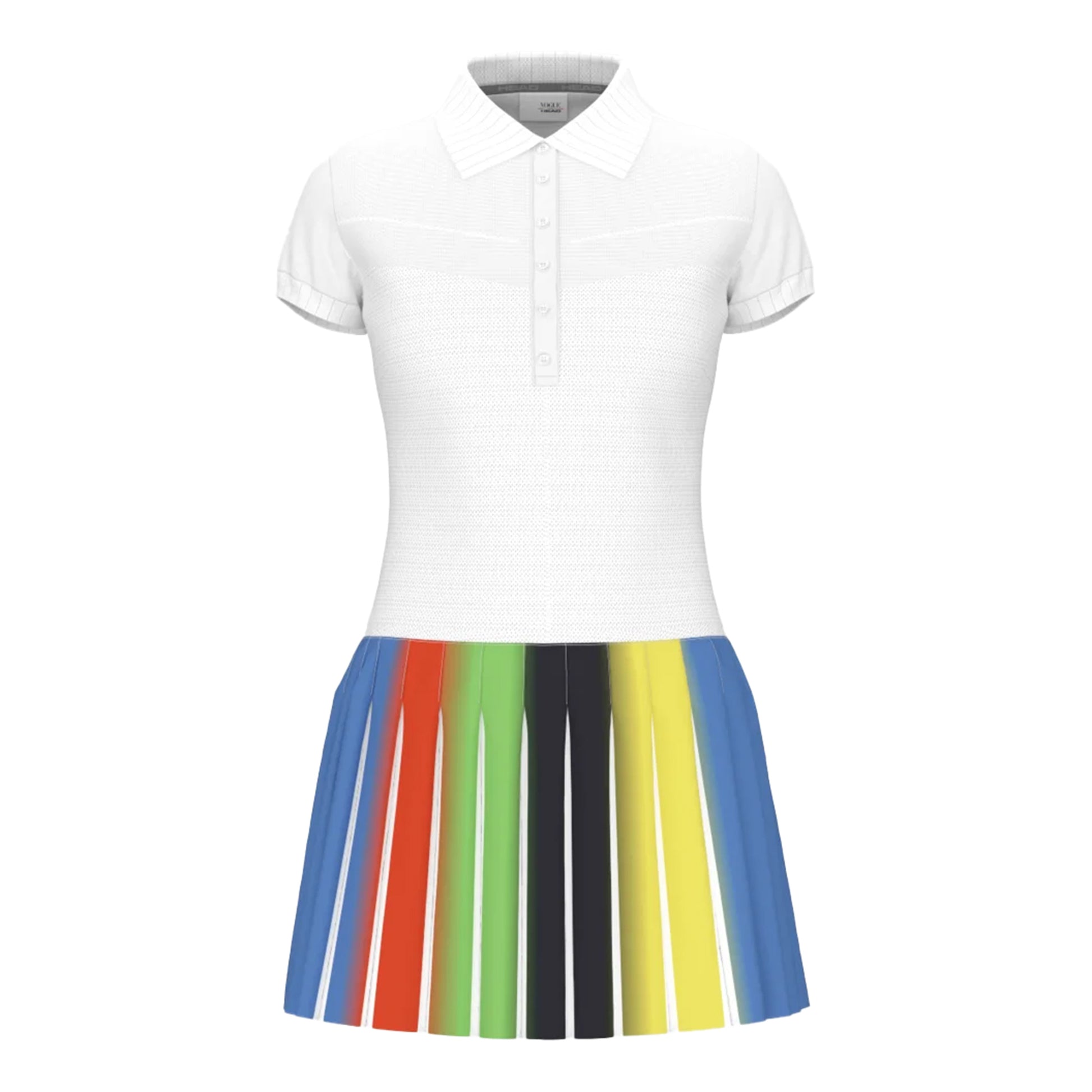 HEAD Vogue Robe Femmes - blanc, multicouleur