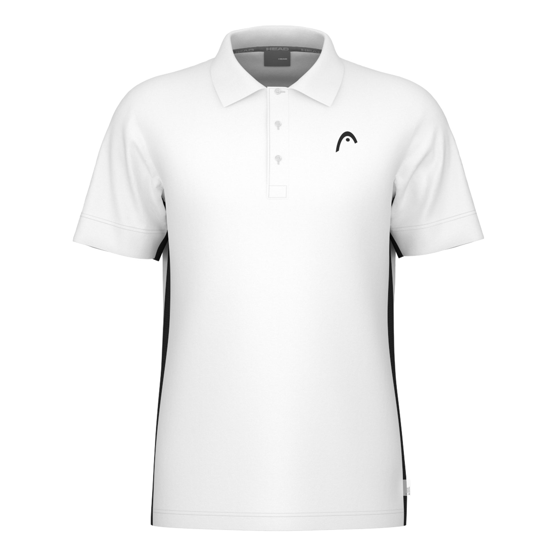 HEAD Slice Polo Hommes-Blanc