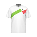 Topspin T-shirt Garçons-Rouge,Blanc