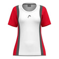 Club 25 Tech T-shirt Femmes-Rouge,Blanc