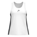 Club 25 Tech Débardeur Tank Top Femmes-Bleu Foncé,Blanc