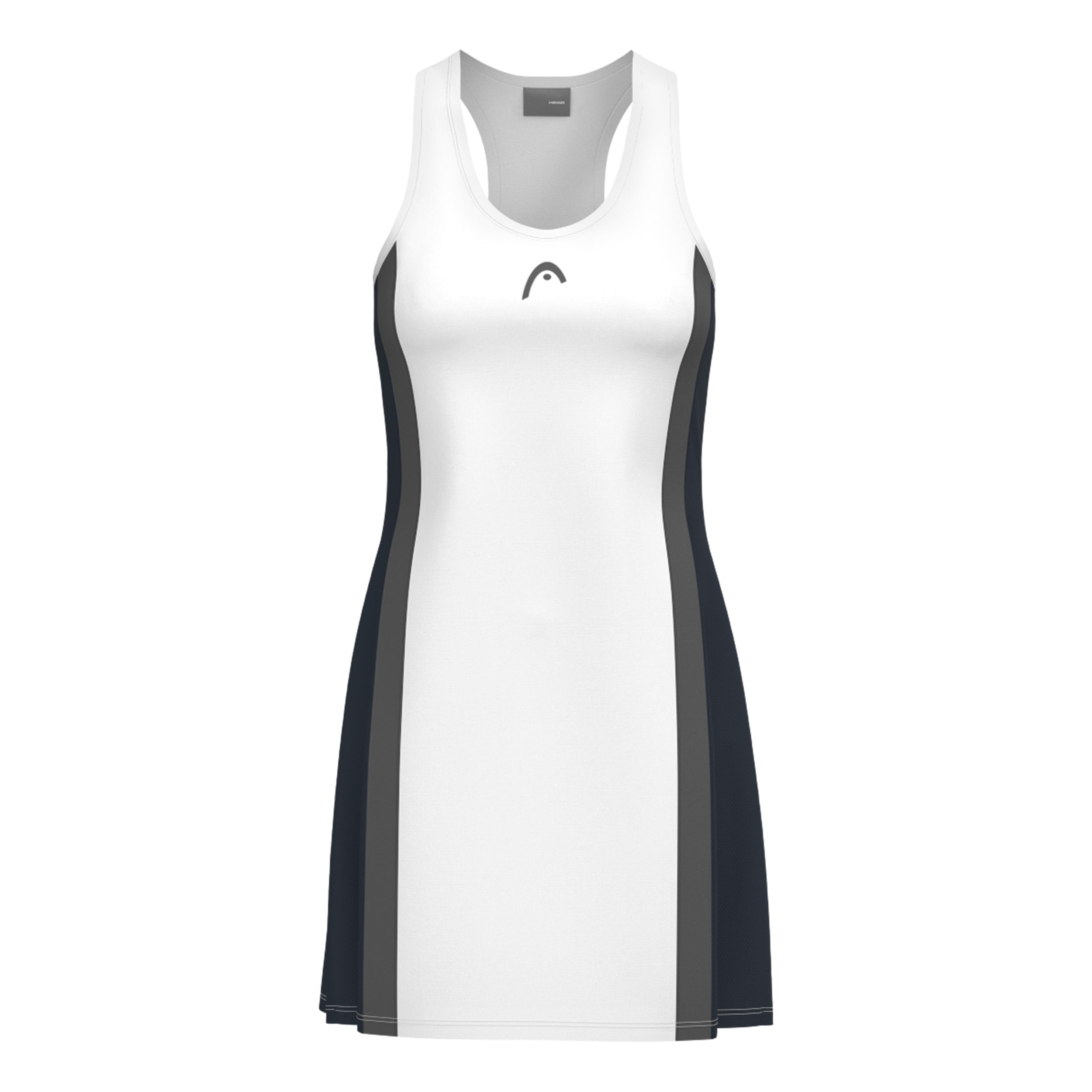 HEAD Club 25 Robe Femmes-Bleu Foncé,Blanc