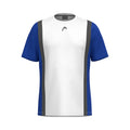 Club Tech T-shirt Garçons-Blanc,Bleu Foncé