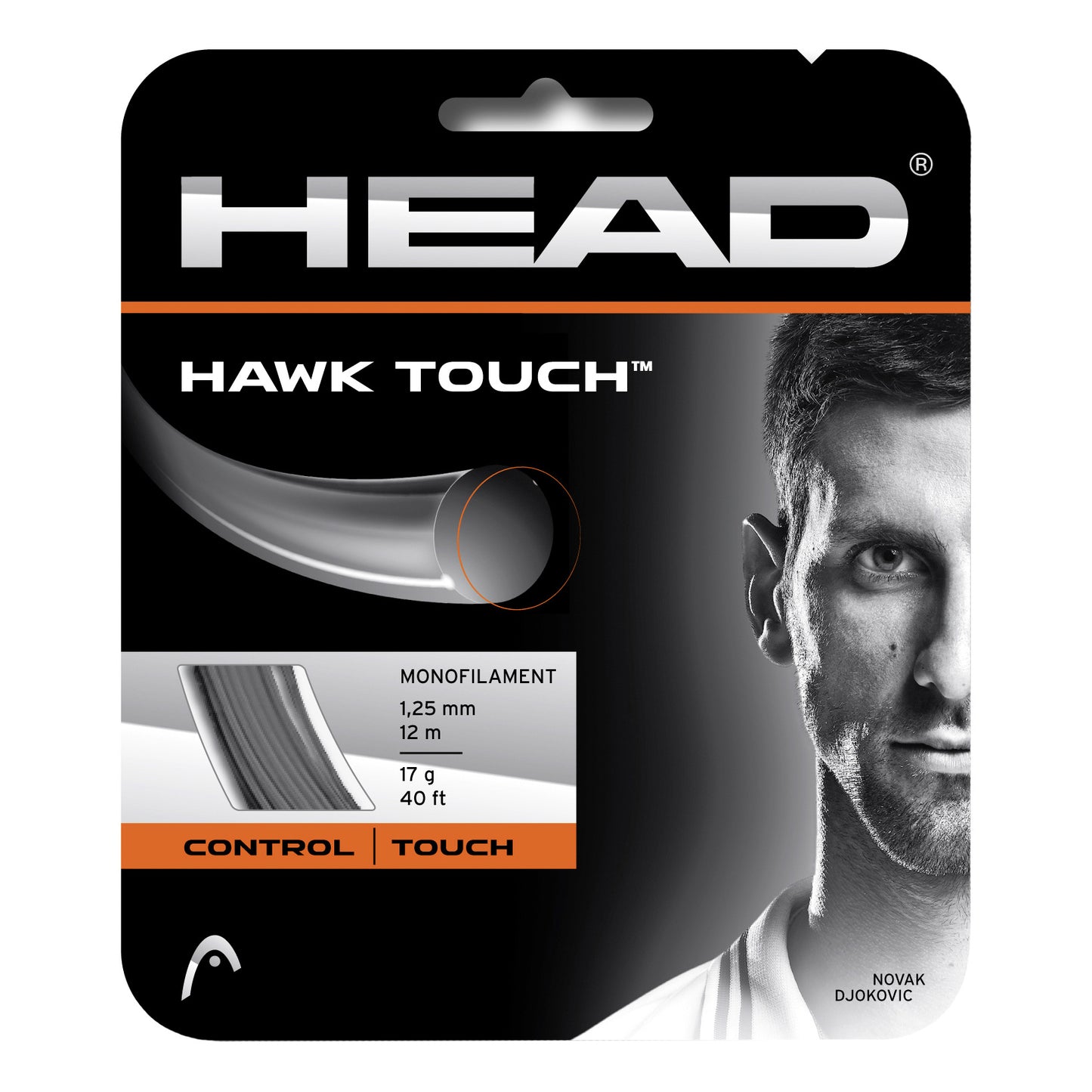 HEAD Hawk Touch  Cordage en garniture 12m - anthracite