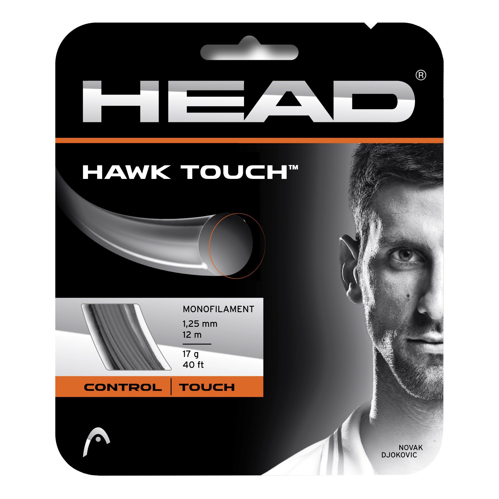 HEAD Hawk Touch  Cordage en garniture 12m - anthracite