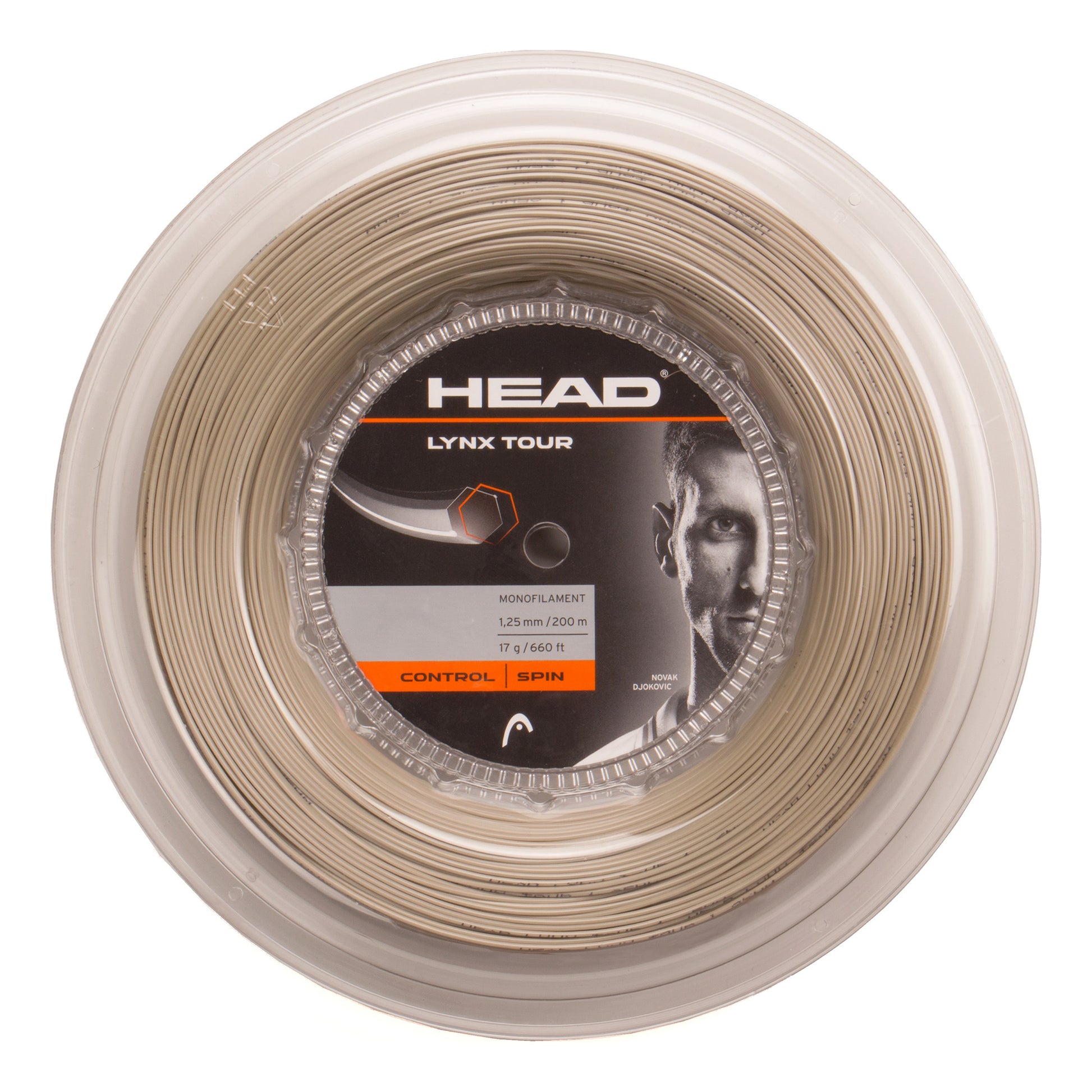 HEAD Lynx Tour Reel Bobine Cordage 200m-Écru
