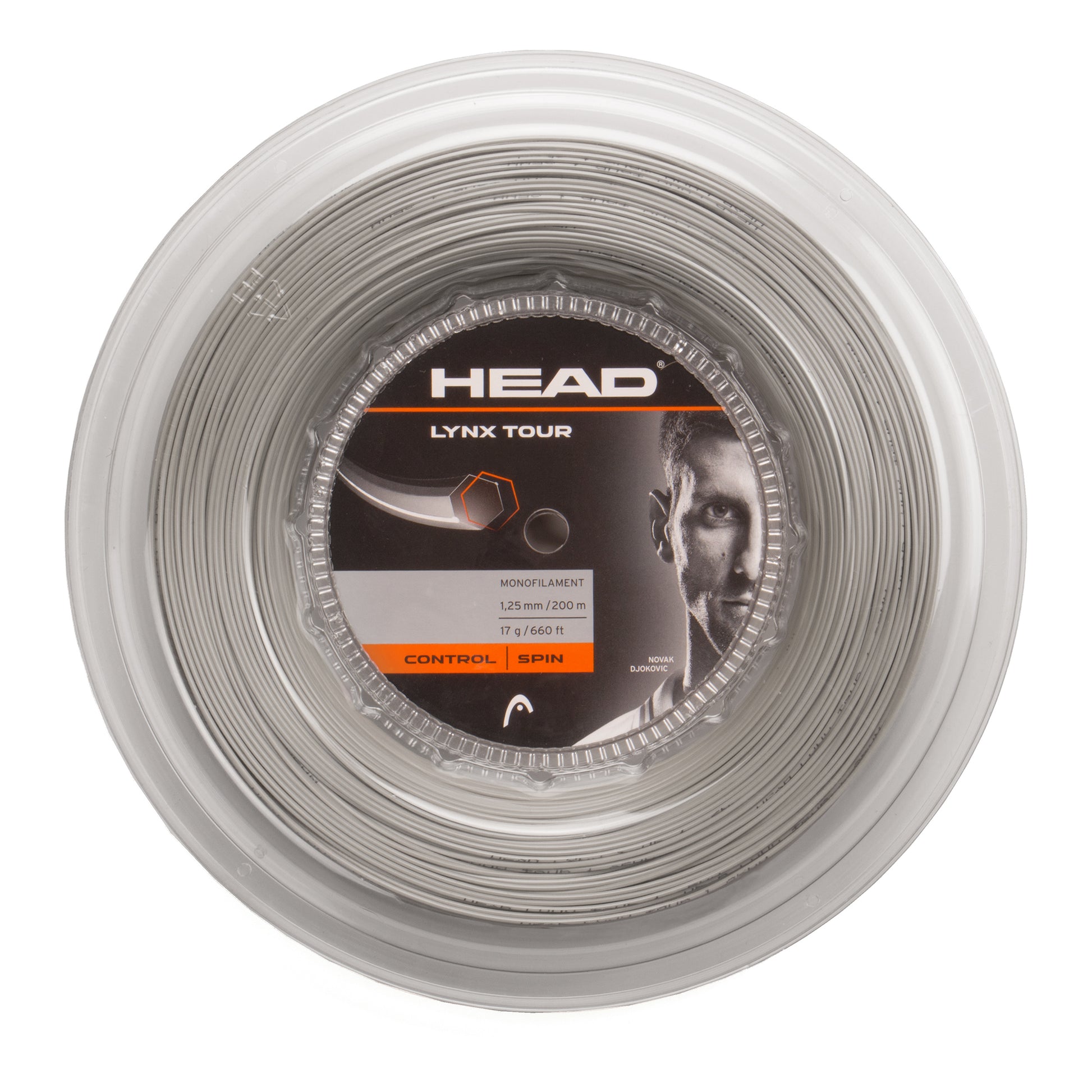 HEAD Lynx Tour Reel Bobine Cordage 200m-Gris