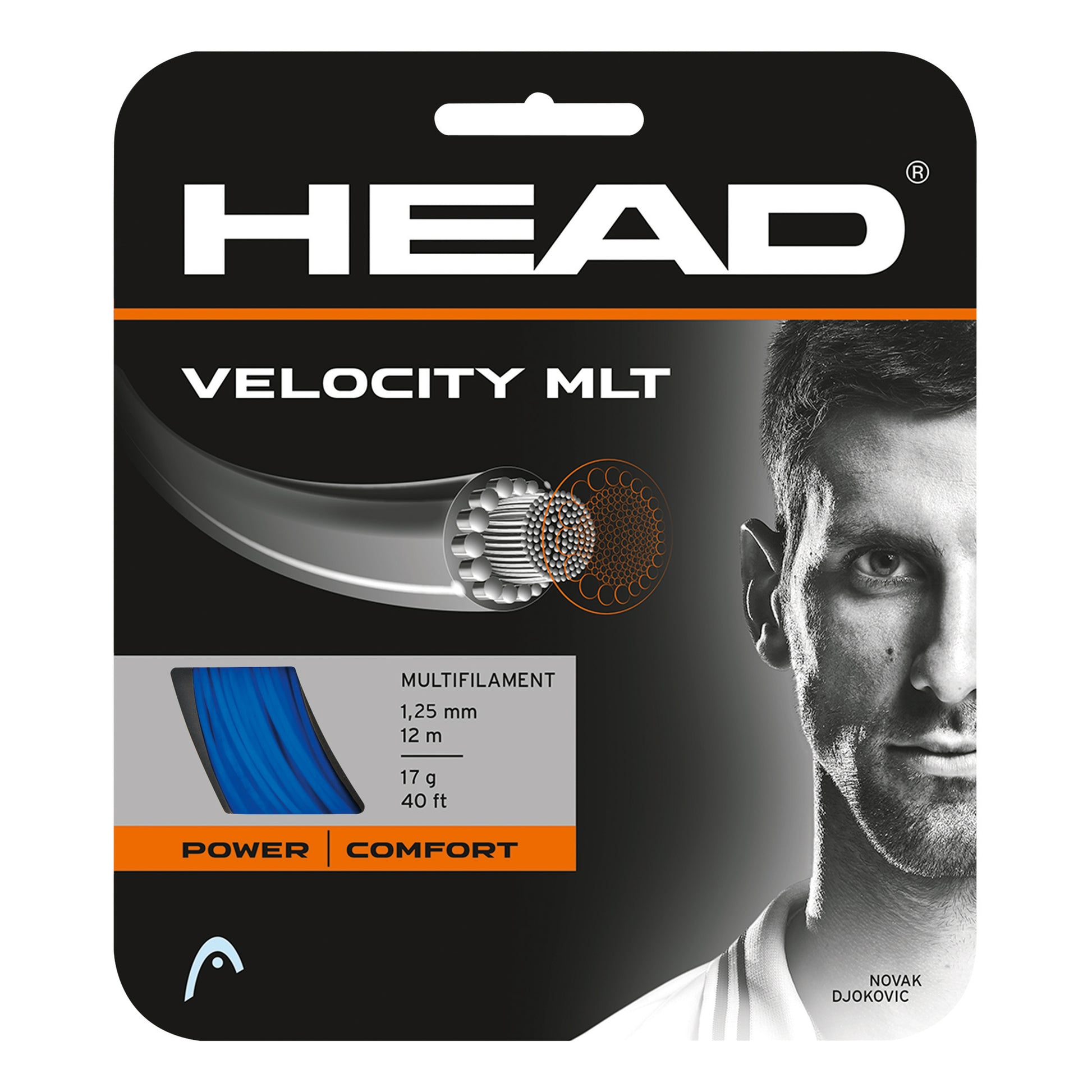 HEAD Velocity MLT Cordage en garniture 12m - bleu