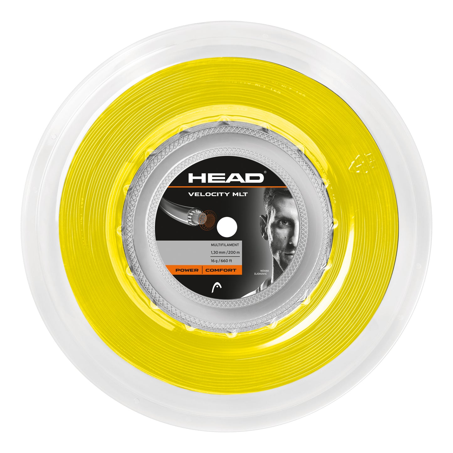 HEAD Velocity MLT Bobine Cordage 200m-Jaune