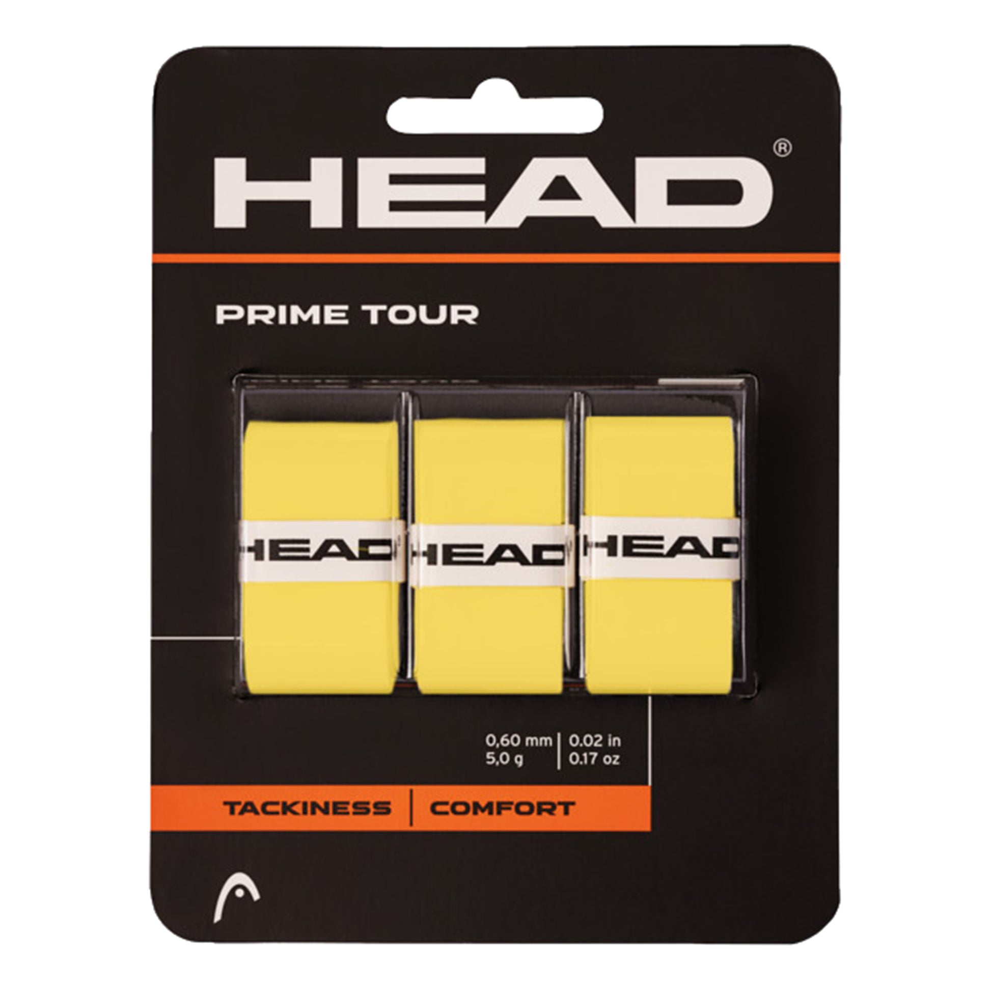 HEAD Prime Tour Pack de 3 - jaune