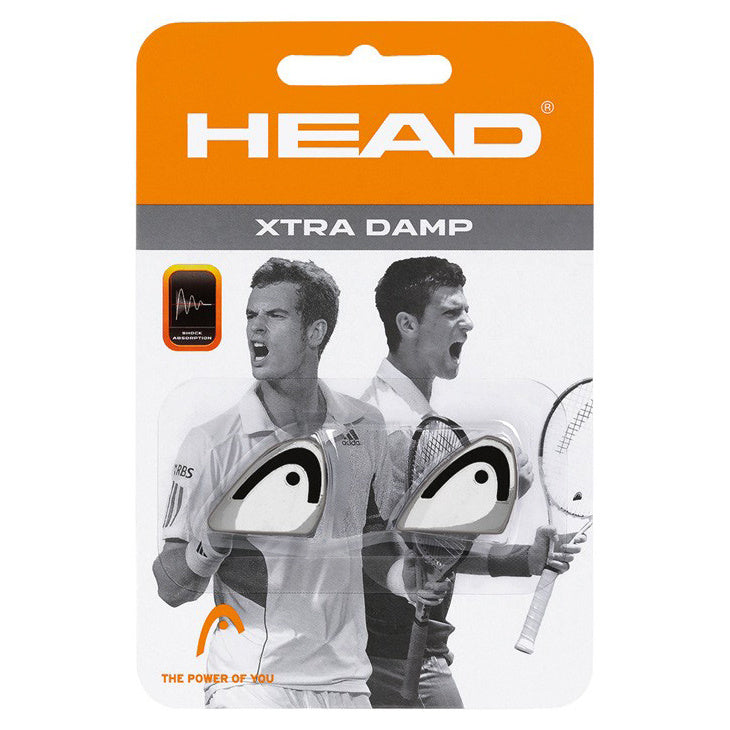HEAD Xtra Damp Pack Antivibrateur Pack De 2 Unités-Blanc