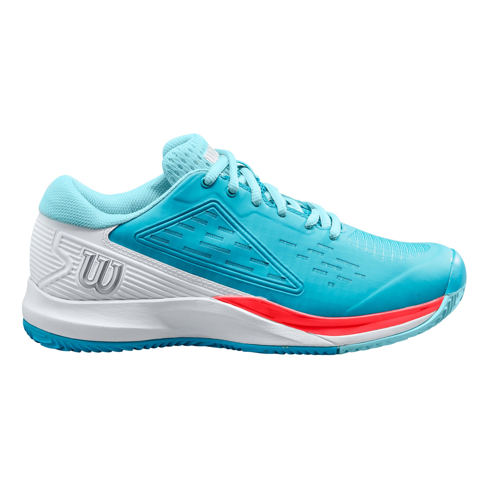 Wilson Rush Pro ACE Chaussure Terre Battue Femmes-Turquoise,Blanc