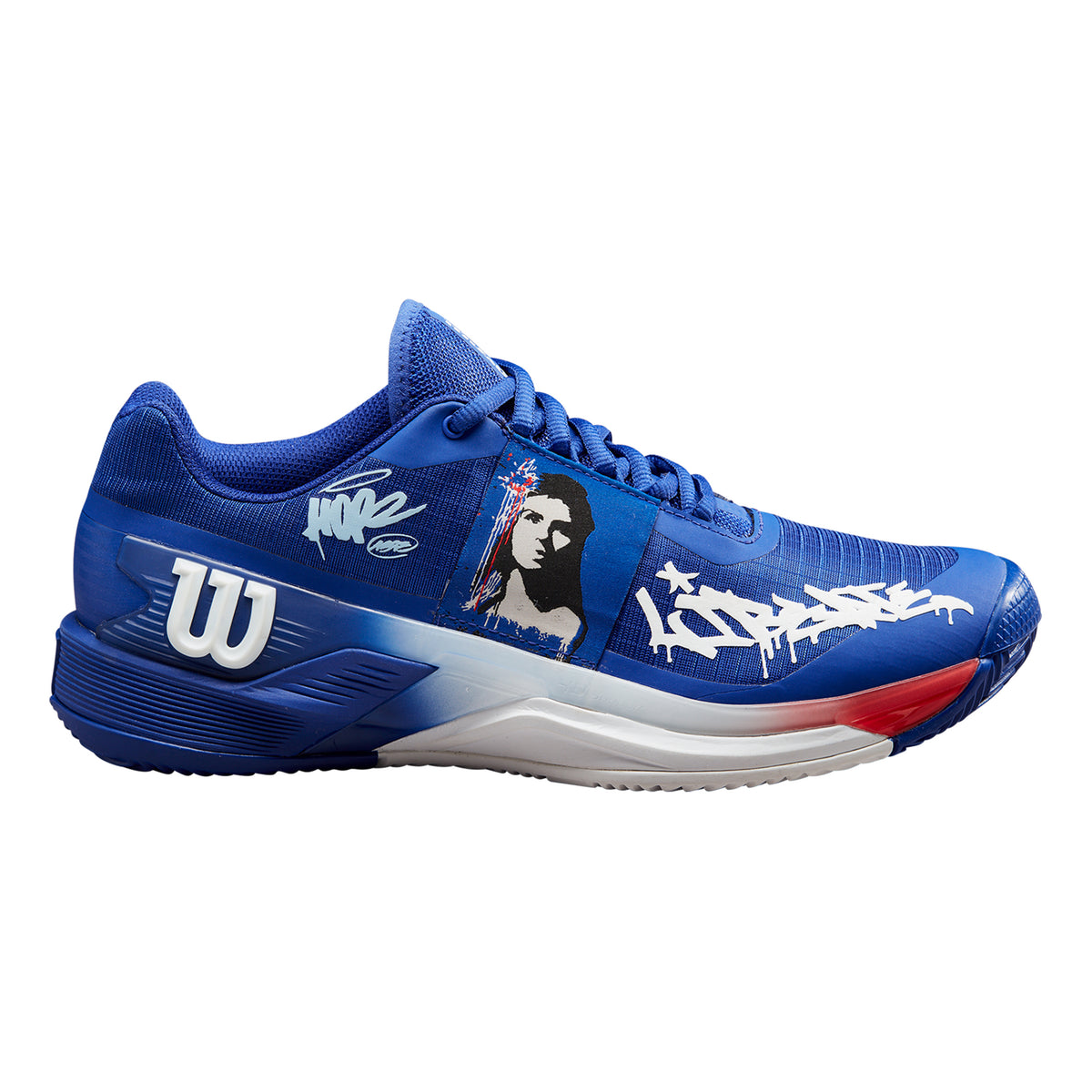 Wilson Pro 4.0 Hope Paris Chaussure terre battue Hommes - bleu, blanc