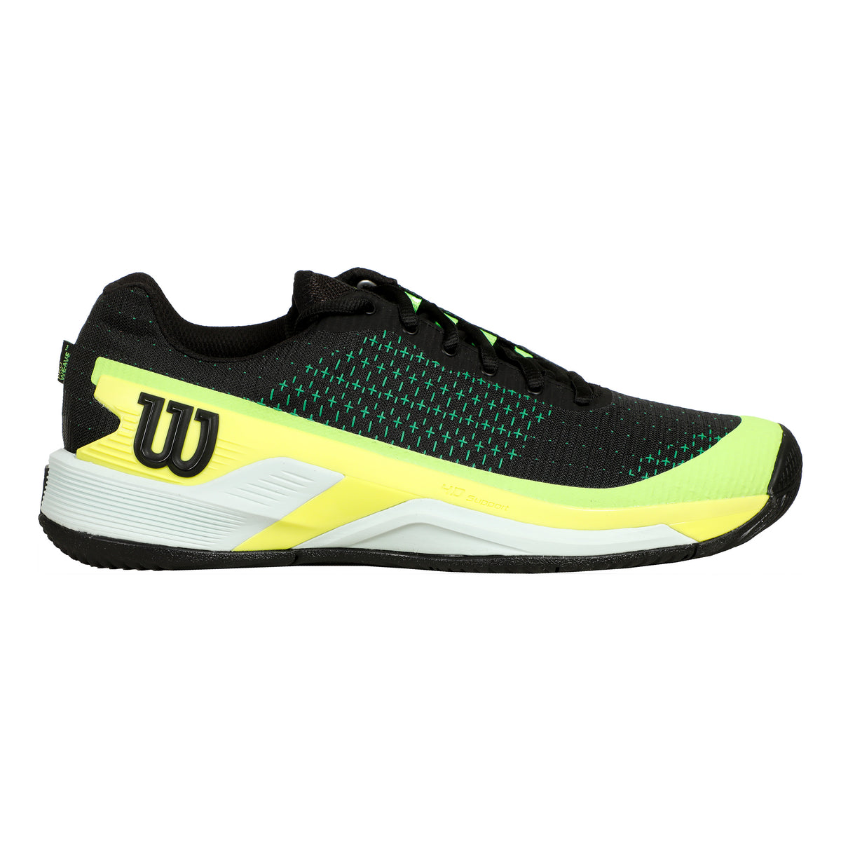 Wilson Rush Pro Extra Duty Chaussures toutes surfaces Hommes - noir, jaunes fluo