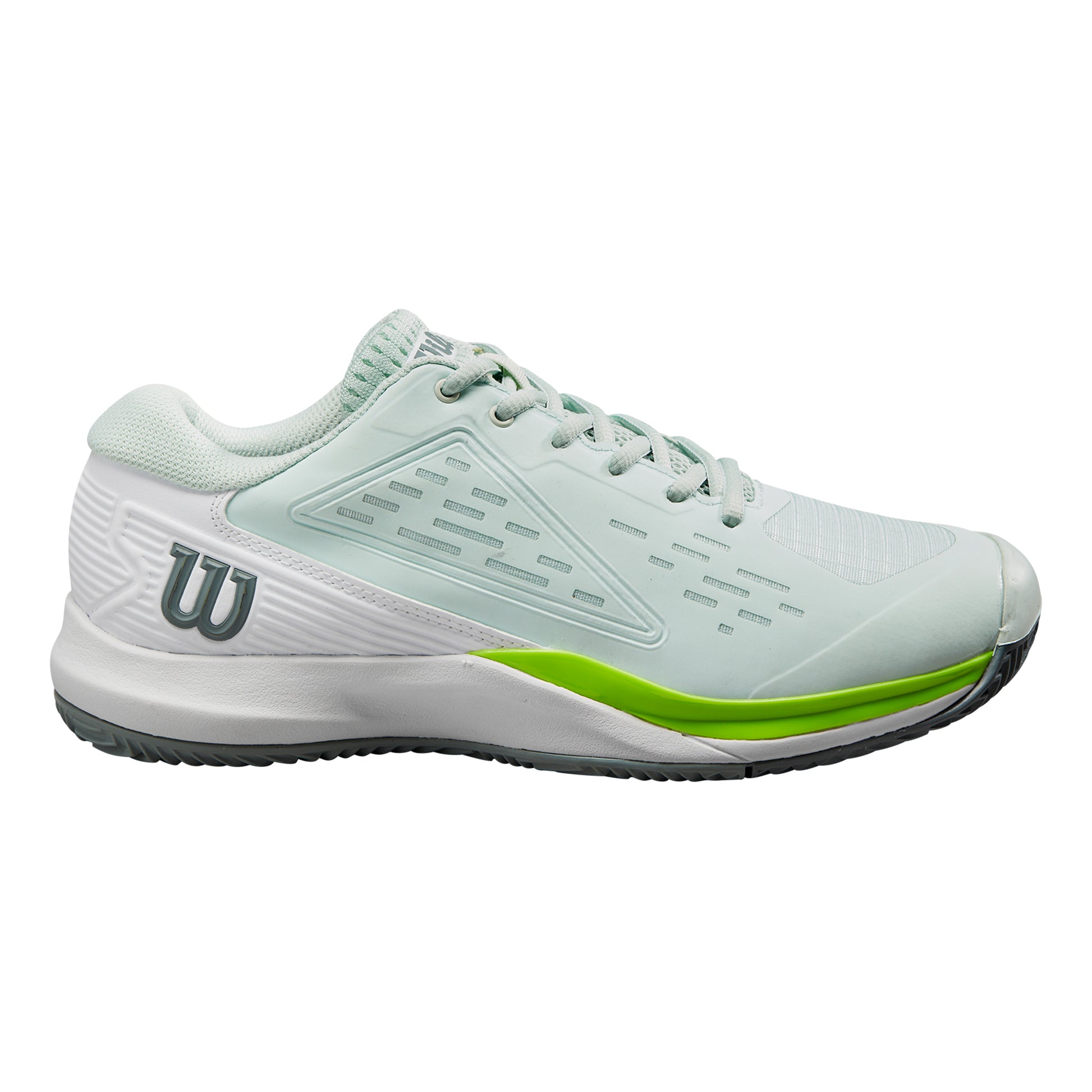 Wilson Rush Pro ACE CLY Chaussure Terre Battue Femmes-Mint, Blanc