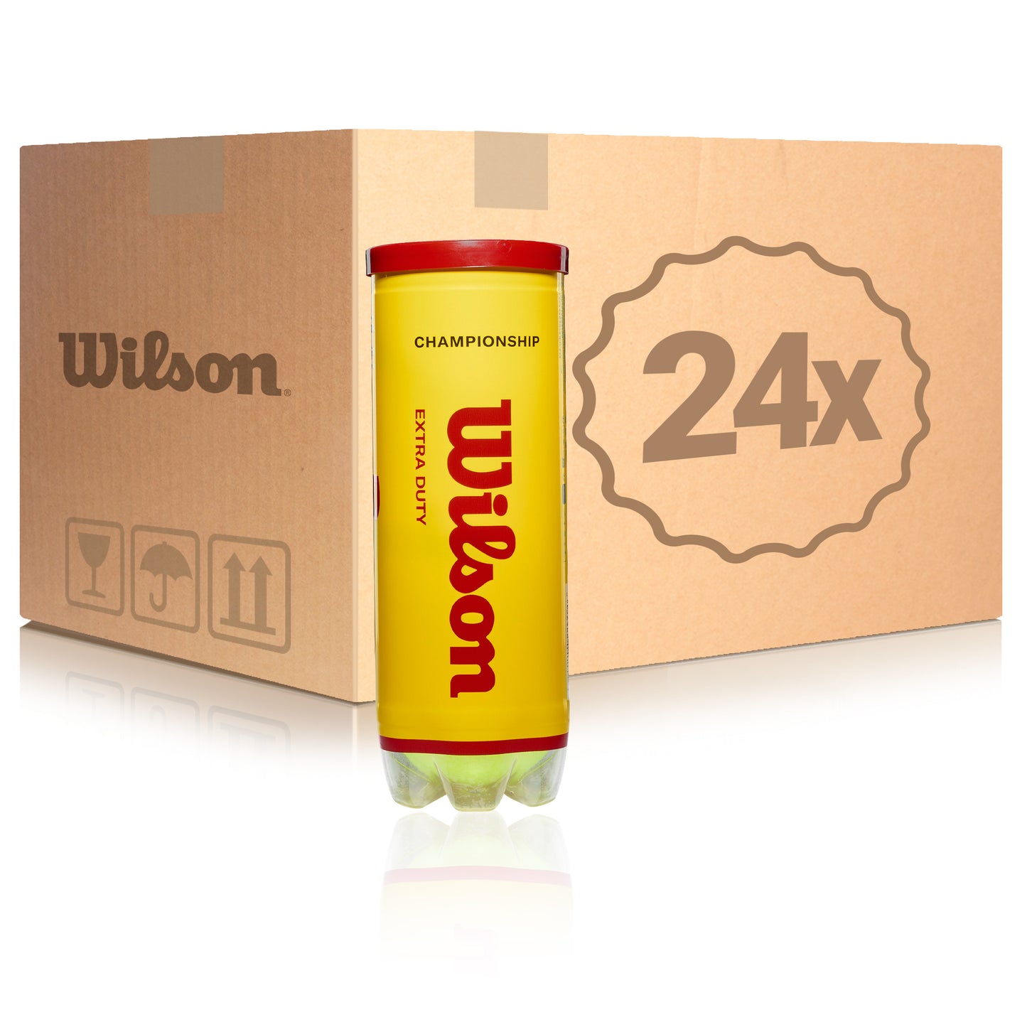 Wilson 24 Tubes de 3 championship En carton