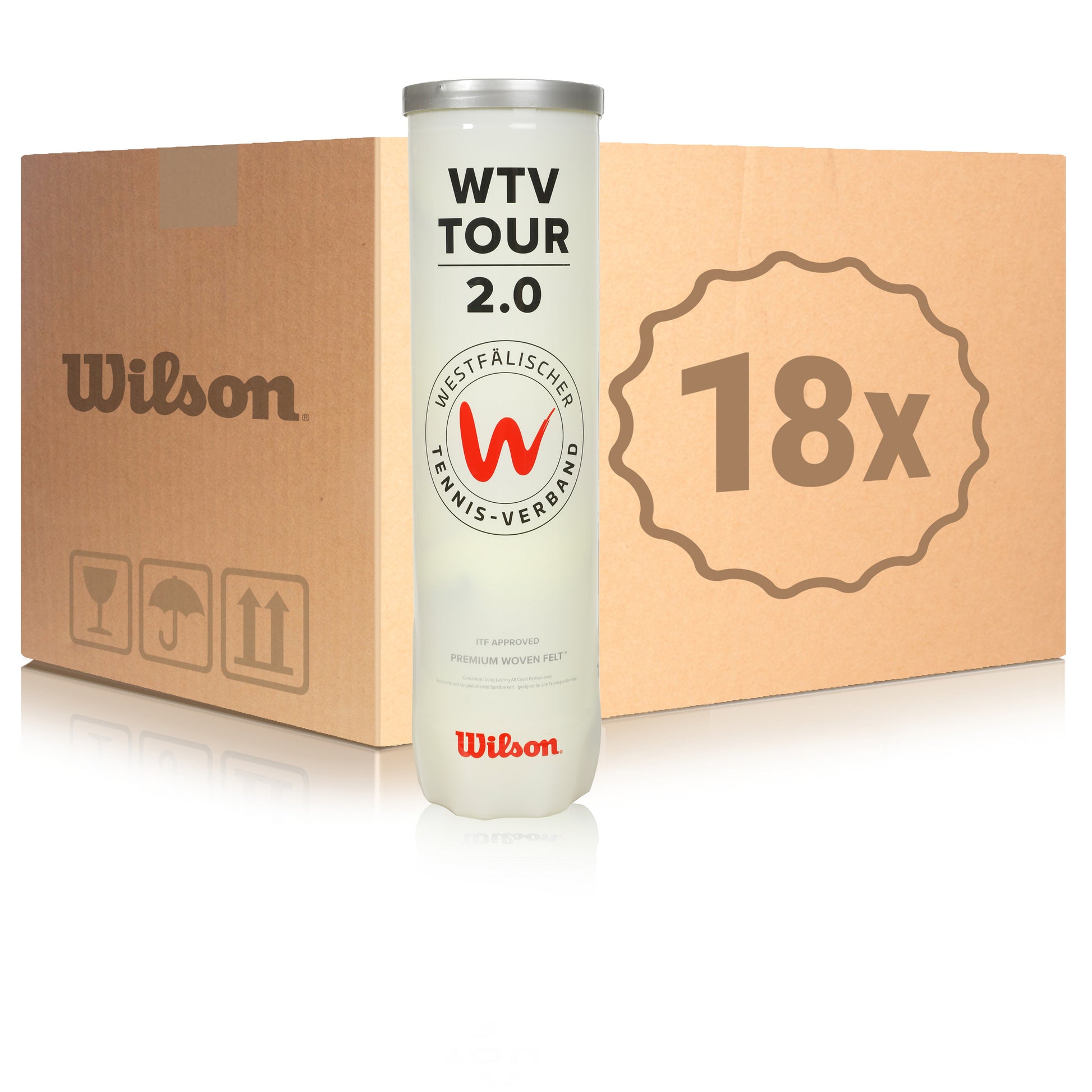 Wilson 18 tubes de 4 WTV TOUR 2.0