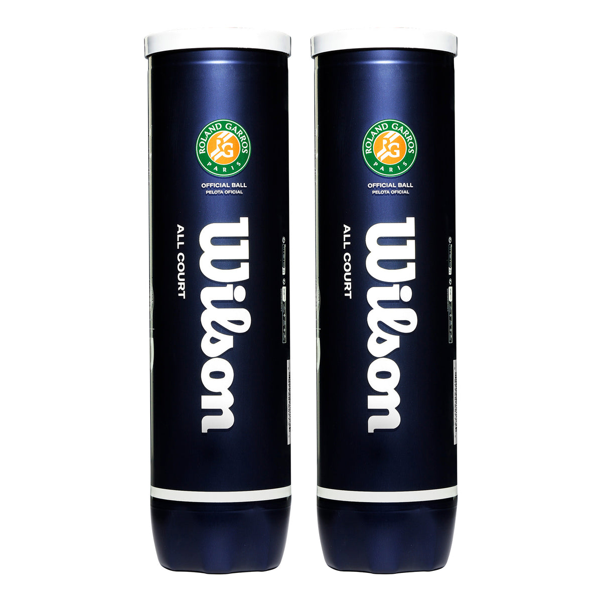 Wilson Roland Garros All Court 2 Tubes De 4