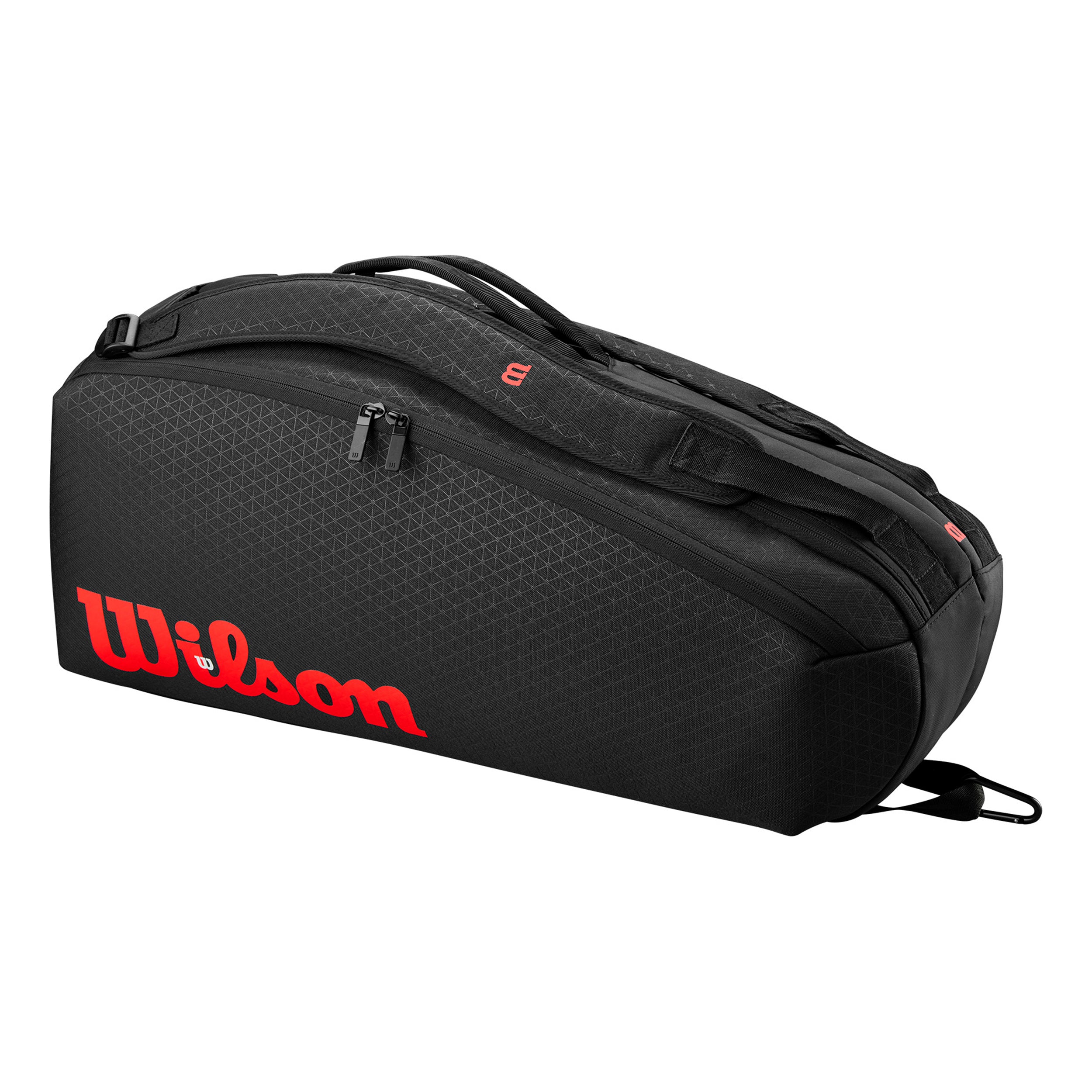 LE NOUVEAU SAC de raquette de tennis Wilson Super Tour peut contenir LE NOUVEAU SAC de raquette de tennis Wilson Super Tour peut contenir