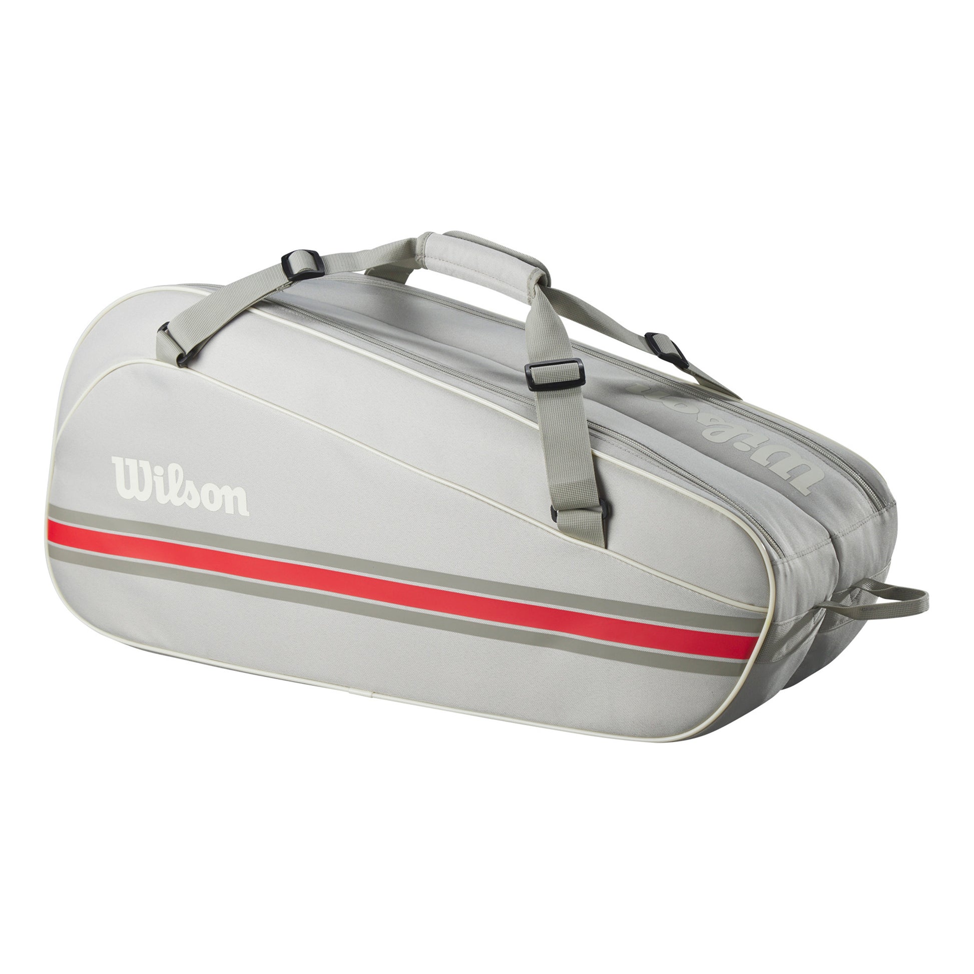 Wilson Tour Team Housse De Raquette Lot De 6-Gris Clair