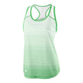 Striped Débardeur tank top Femmes - vert, blanc