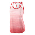 Striped Débardeur tank top Femmes - rouge, blanc