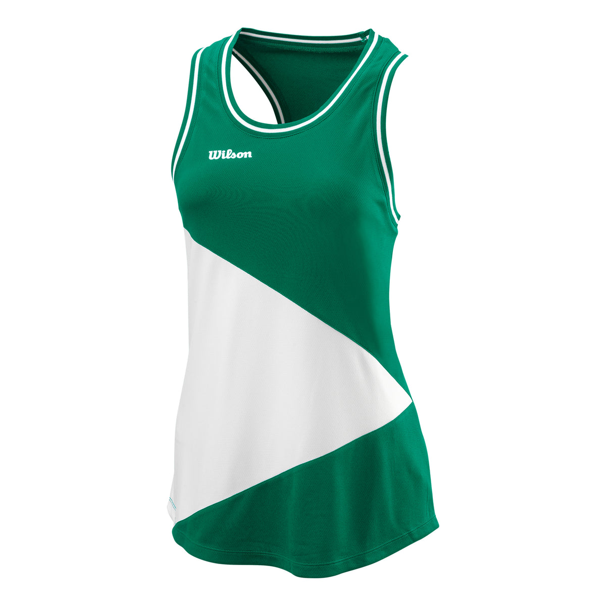 Wilson Team II Débardeur Tank Top Femmes-Vert,Blanc