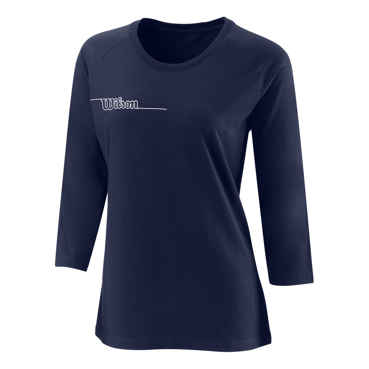 Wilson II 3/4 Tech Haut manches longues Femmes - bleu foncé,