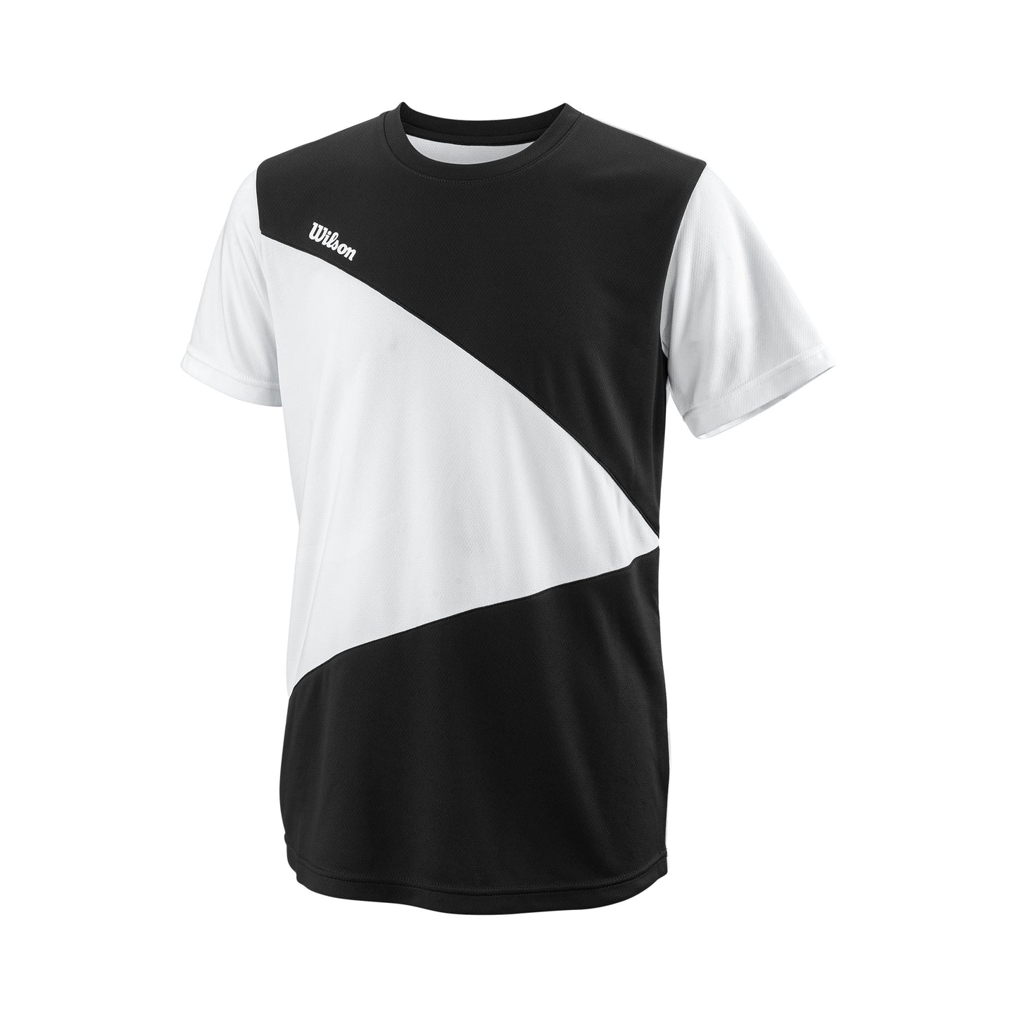 Wilson Team T-shirt Garçons-Noir,Blanc