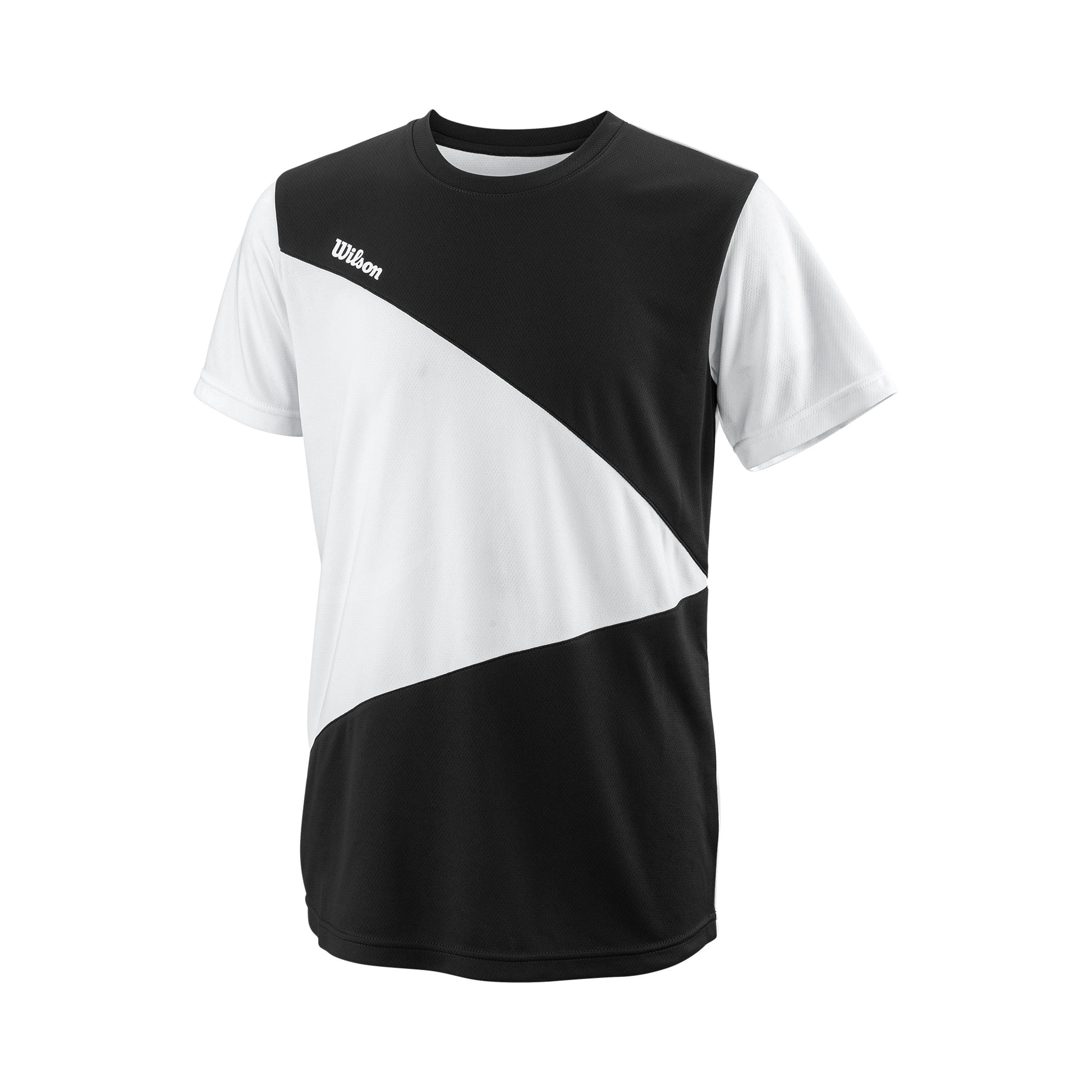 Wilson Team T-shirt Garçons-Noir,Blanc